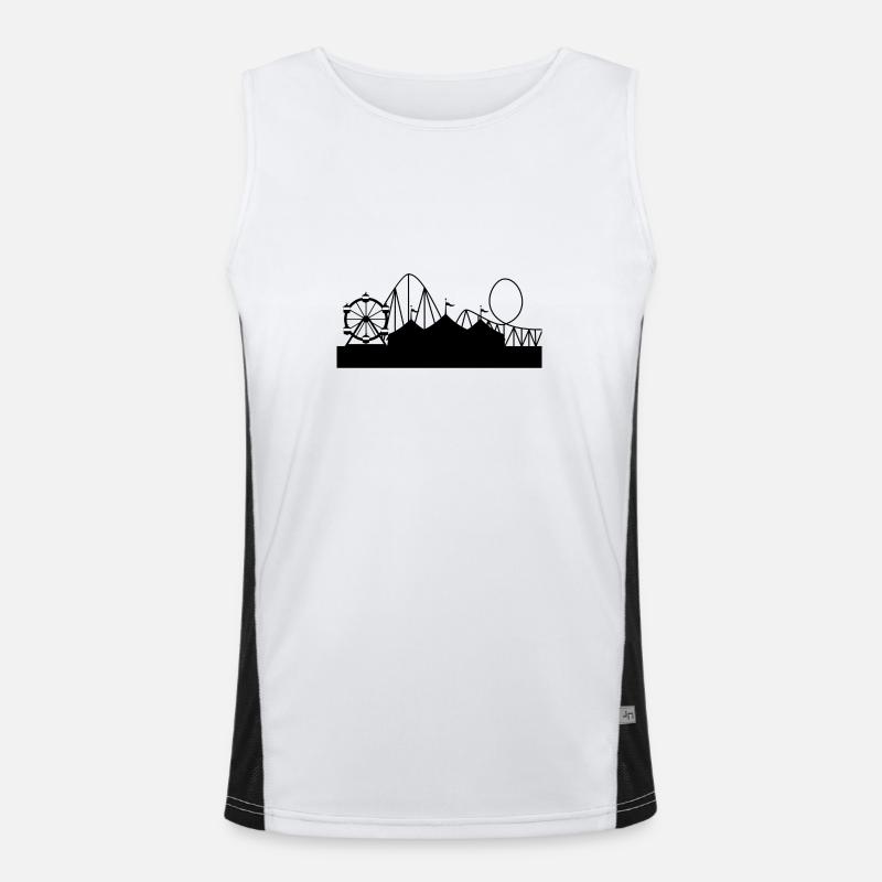 Kirmes Funktionelles Kontrast-Tank Top für Männer 
