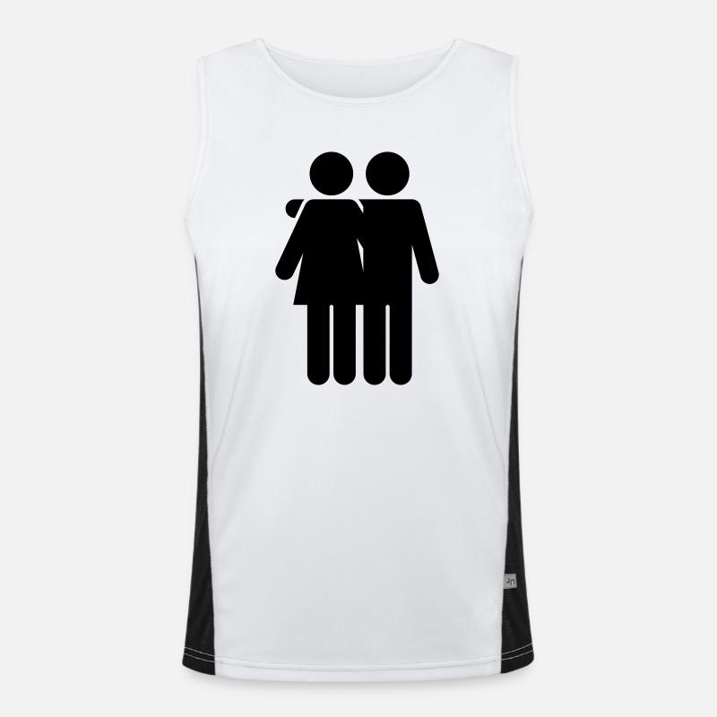 Pair Men's Functional Contrast Tank Top 