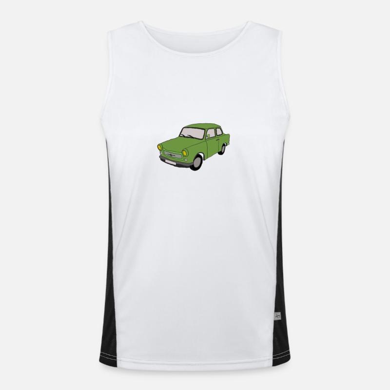 Trabbi DDR Funktionelles Kontrast-Tank Top für Männer 