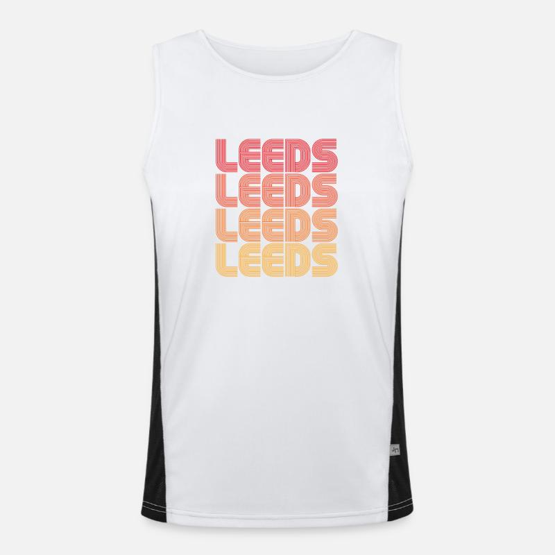 Leeds Gradient Repeats Men's Functional Contrast Tank Top 