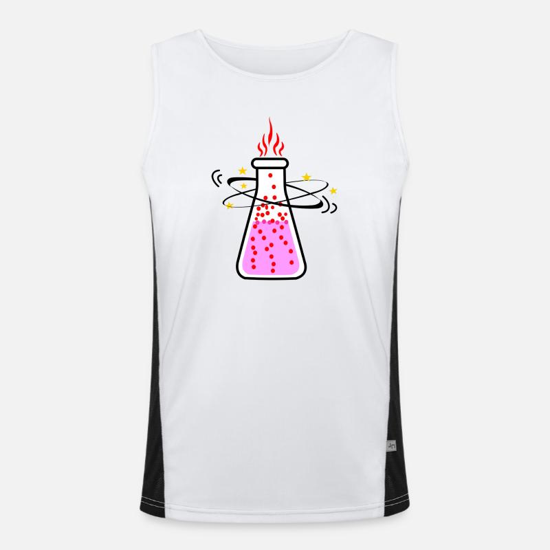 Gift oder Zaubertrank Funktionelles Kontrast-Tank Top für Männer 