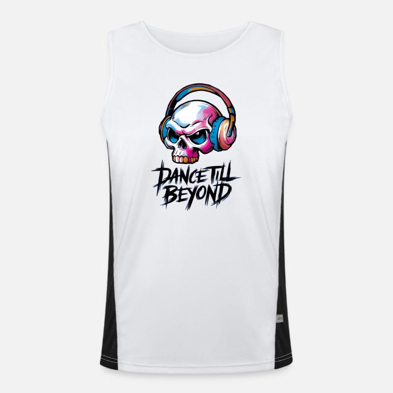 Dance till beyond Men's Functional Contrast Tank Top 
