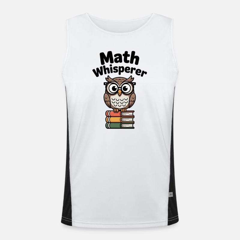 Math Whisperer Men's Functional Contrast Tank Top 