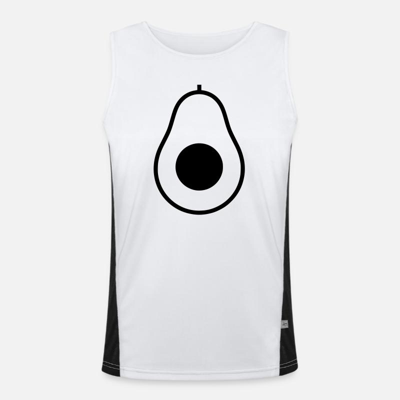 Avocado Half Pit, Icon Men's Functional Contrast Tank Top 