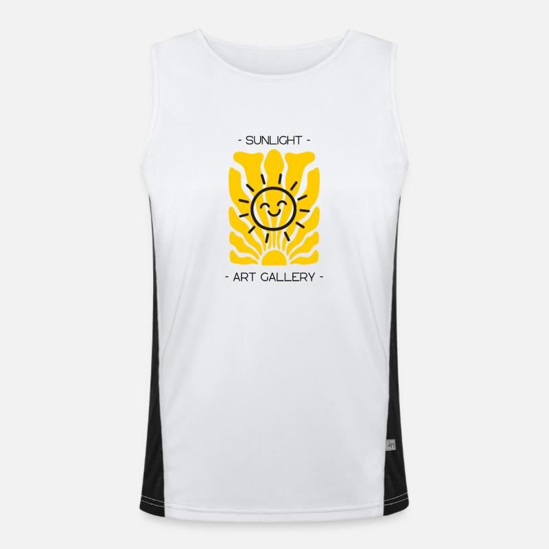 SunLight Men's Functional Contrast Tank Top 