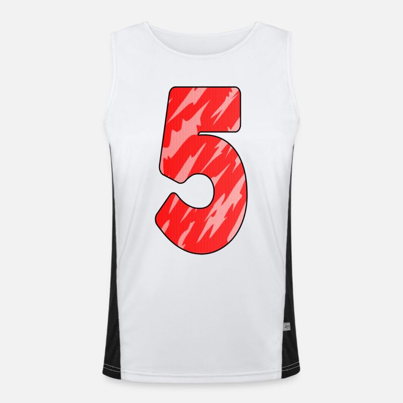5 Funktionelles Kontrast-Tank Top für Männer 