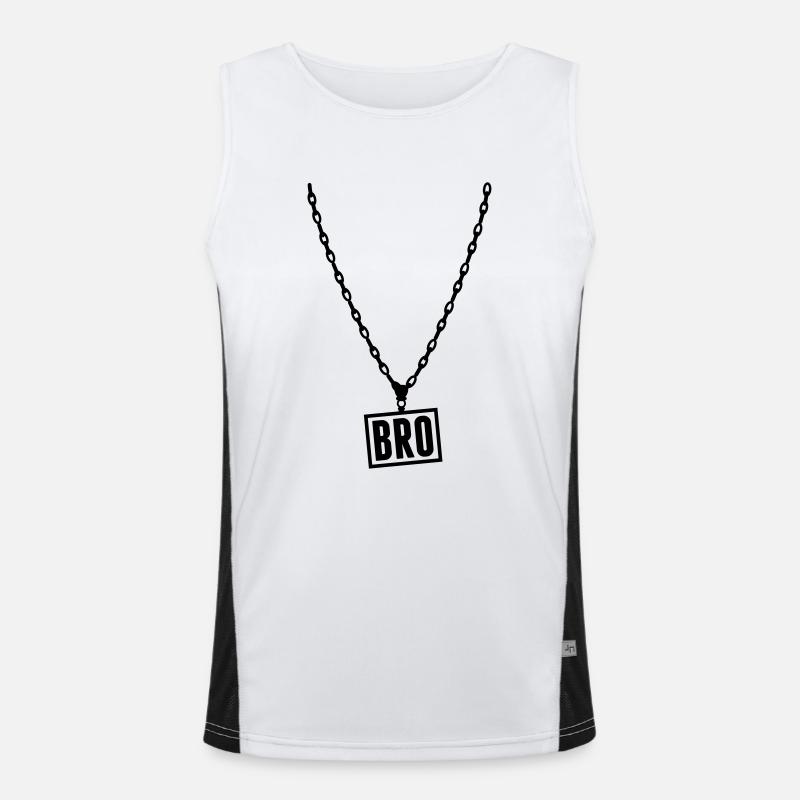 chain_bro_bo1 Funktionelles Kontrast-Tank Top für Männer 