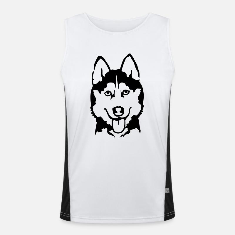 Husky Débardeur respirant contrasté Homme 
