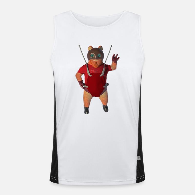 MA PETITE CRÉATURE Débardeur respirant contrasté Homme 