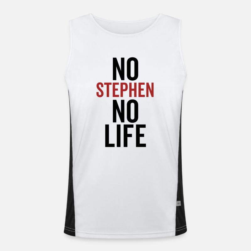 Pas de Stephen Pas de vie Débardeur respirant contrasté Homme 