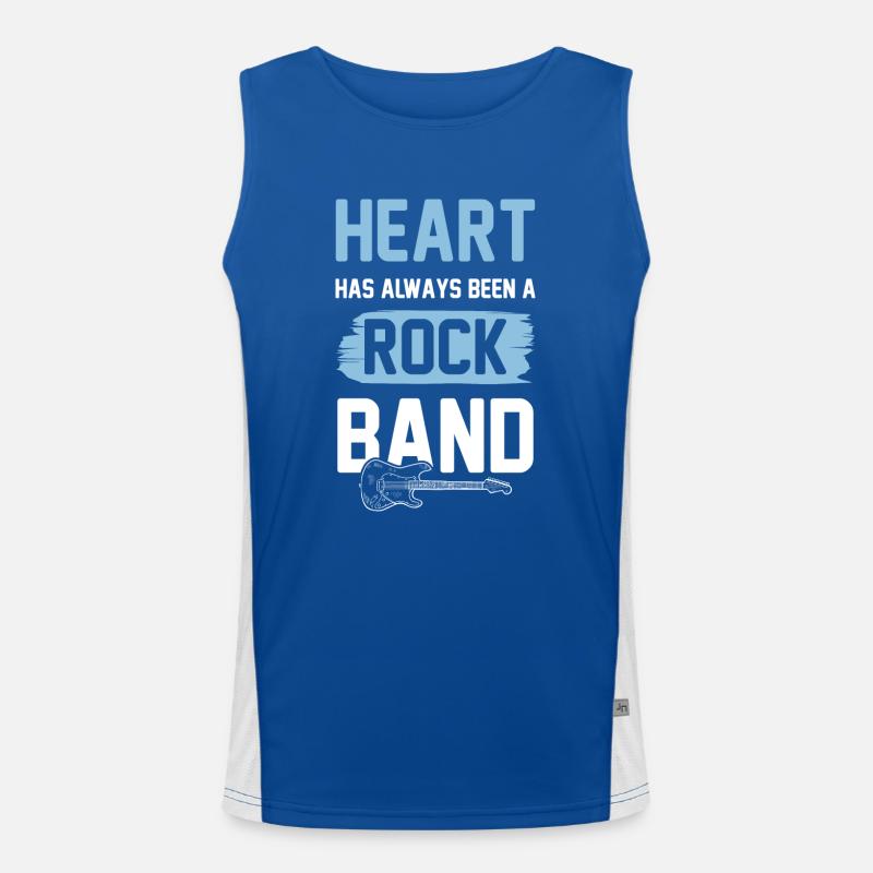 Rock Band Men's Functional Contrast Tank Top 