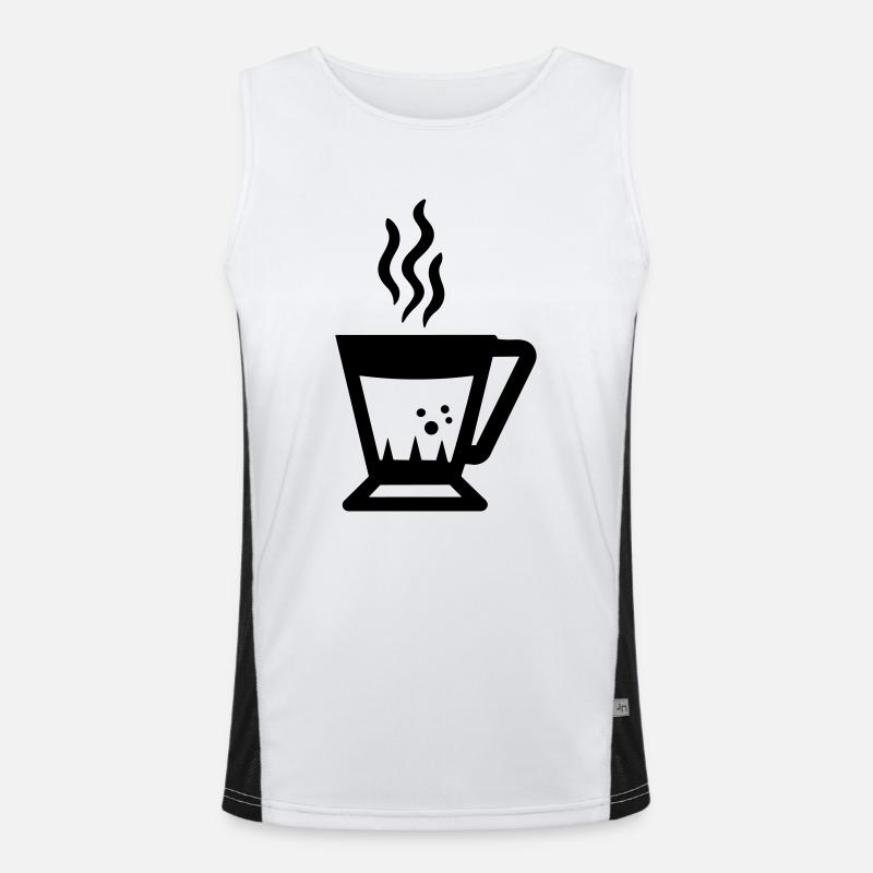 tasse de café Débardeur respirant contrasté Homme 