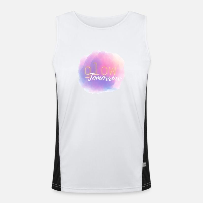 Glow Tomorrow~ Men's Functional Contrast Tank Top 