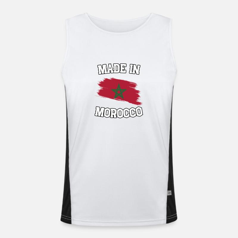 Made in Morocco Men's Functional Contrast Tank Top 