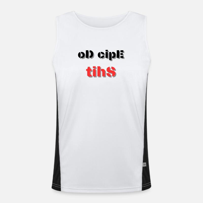 Do Epic Shit Men's Functional Contrast Tank Top 