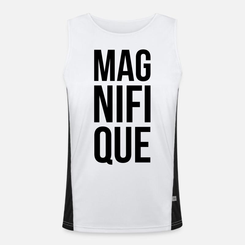 ausgezeichnet Funktionelles Kontrast-Tank Top für Männer 