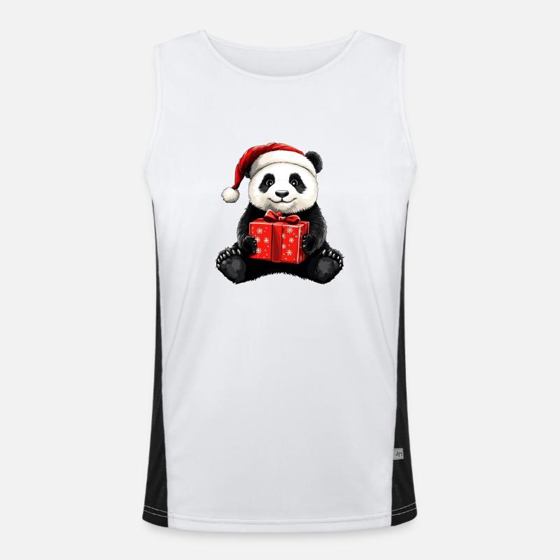 Noël Panda Débardeur respirant contrasté Homme 