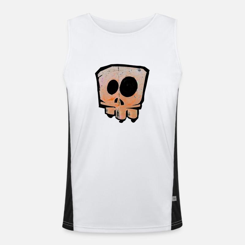 Skull Men's Functional Contrast Tank Top 