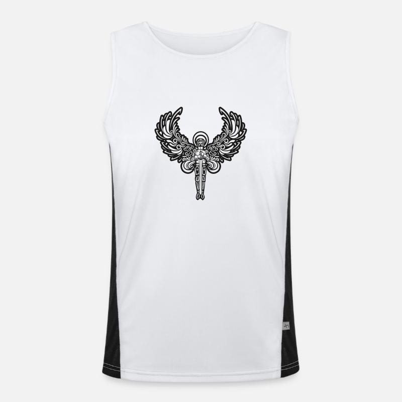 knight angels Men's Functional Contrast Tank Top 