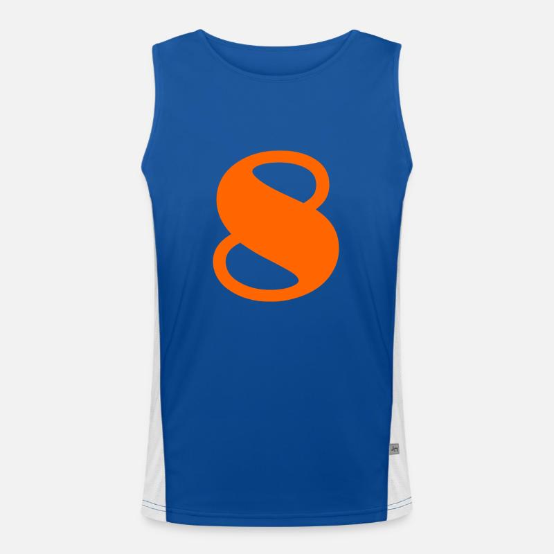 8. 8 JAHRE. ACHT. 8. JUBILÄUM. JAHRESTAG Funktionelles Kontrast-Tank Top für Männer 