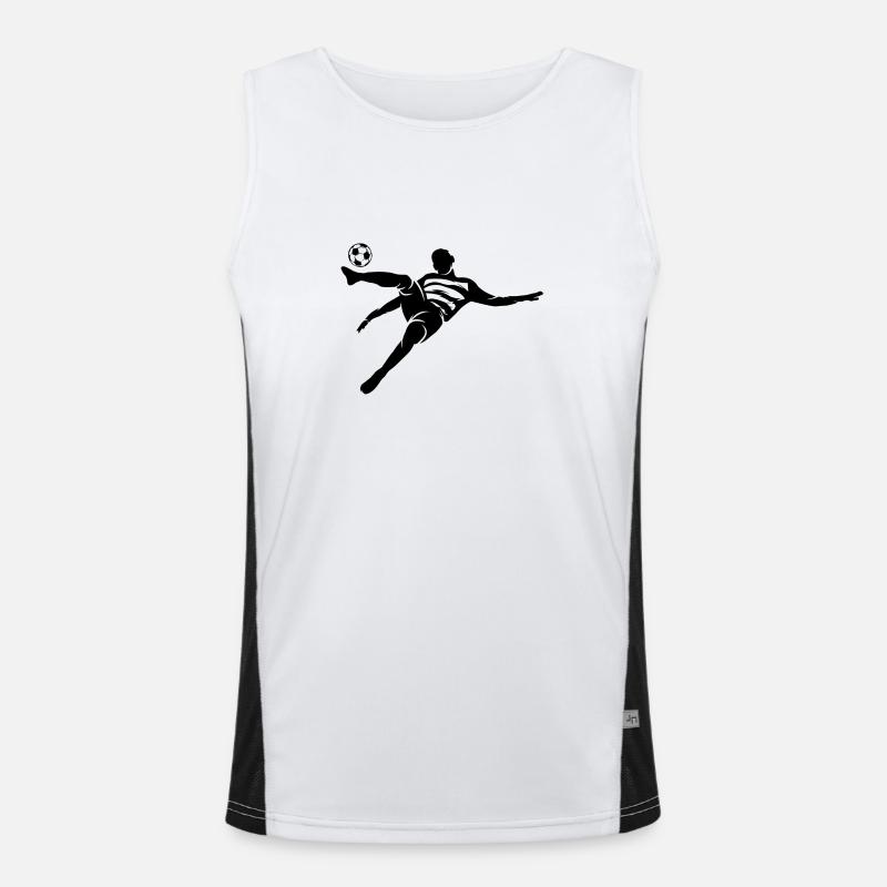 Kicker black Men's Functional Contrast Tank Top 