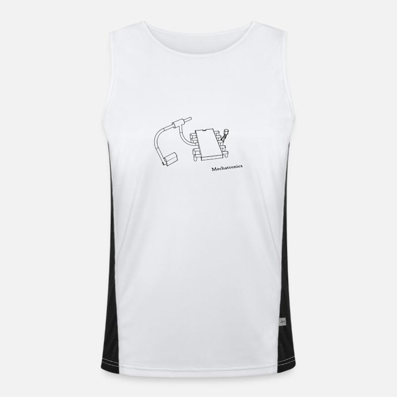 La mécatronique Débardeur respirant contrasté Homme 