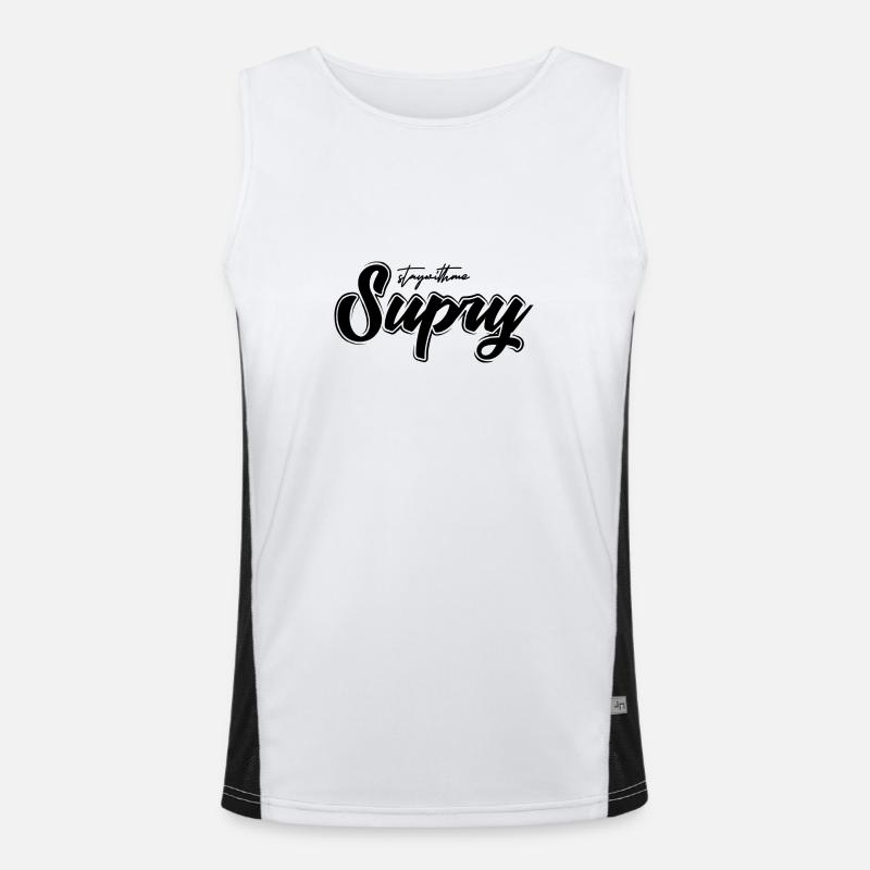 Supry Funktionelles Kontrast-Tank Top für Männer 