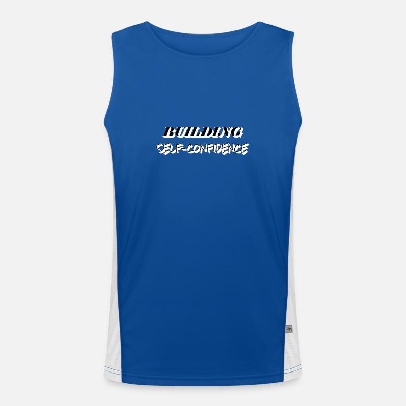 Build self-confidence Men's Functional Contrast Tank Top 