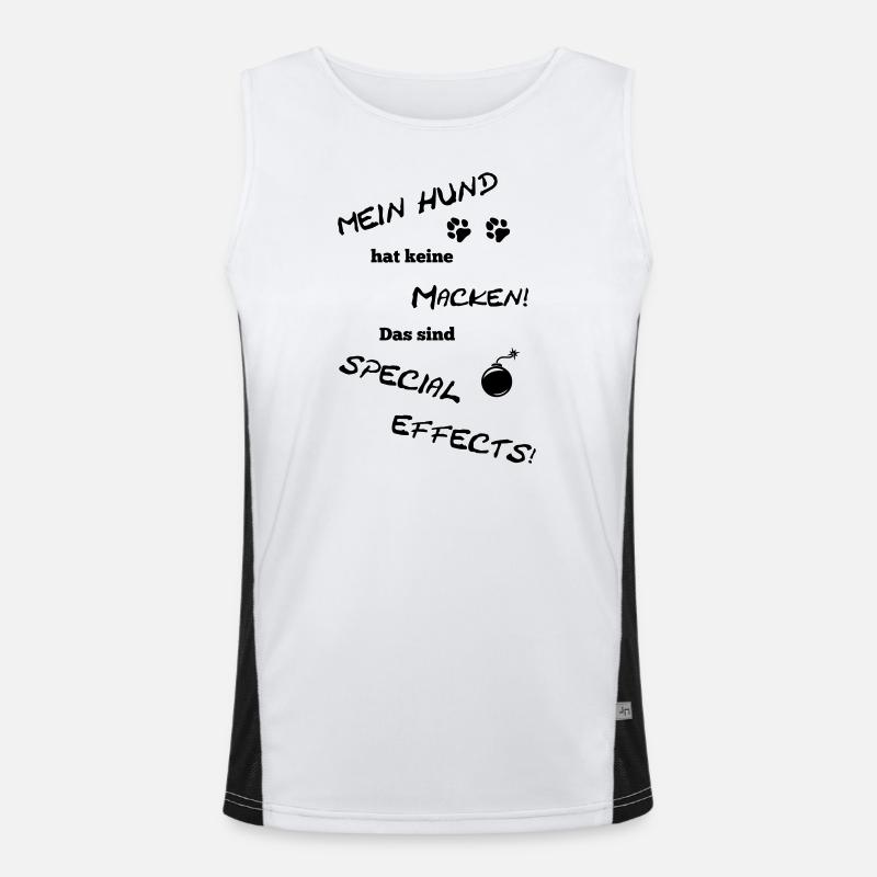 Mon chien n'a pas de caprice Débardeur respirant contrasté Homme 