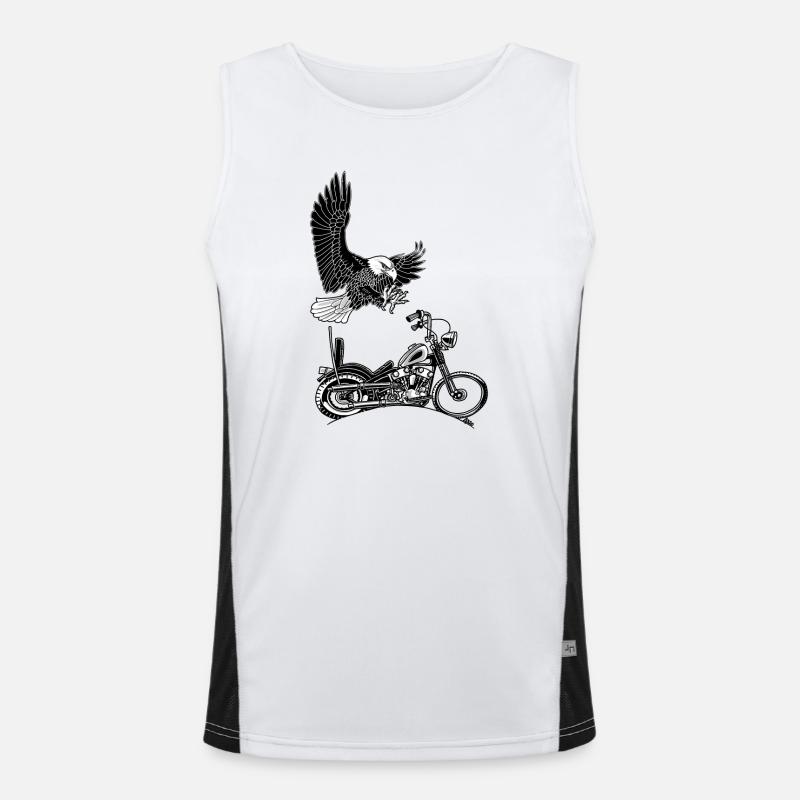 0906 aigle chopper knucklehead Débardeur respirant contrasté Homme 