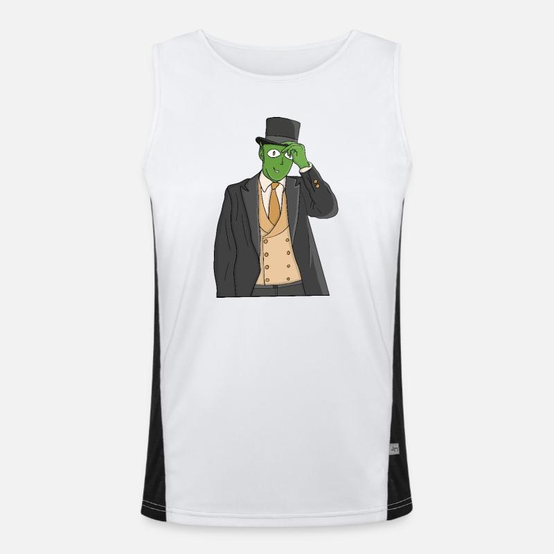 A space gentleman Men's Functional Contrast Tank Top 