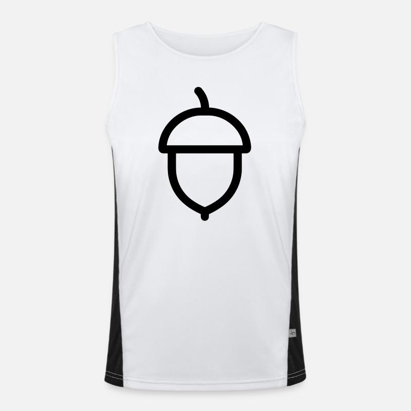 Eiche Funktionelles Kontrast-Tank Top für Männer 