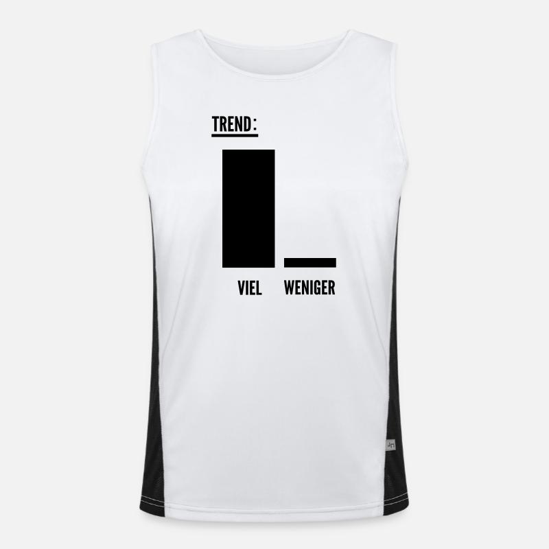 Viel weniger Funktionelles Kontrast-Tank Top für Männer 