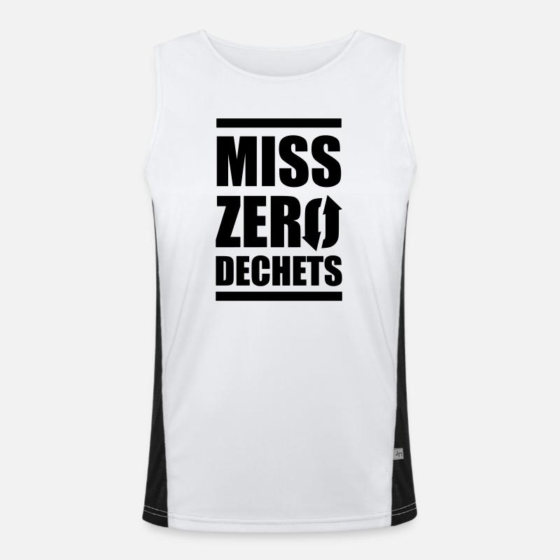 Miss Zero Dechet Débardeur respirant contrasté Homme 