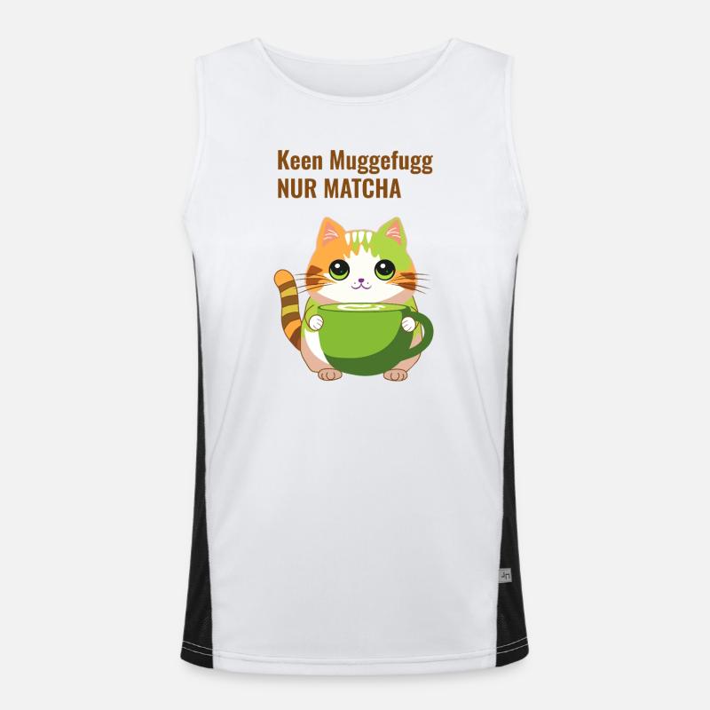 Keen Muggefugg - Nur Matcha Funktionelles Kontrast-Tank Top für Männer 
