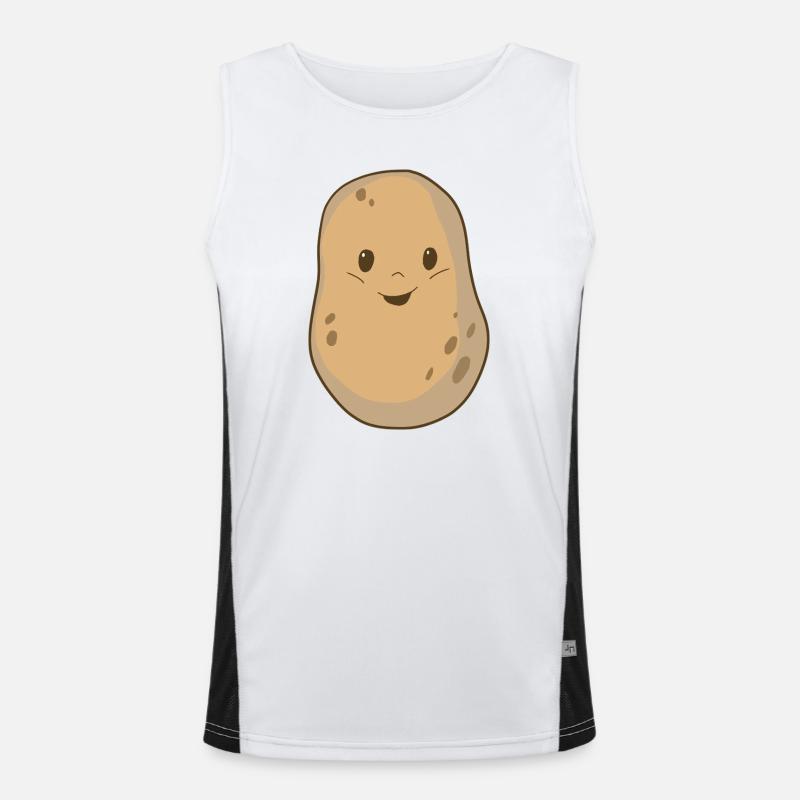 Potato Men's Functional Contrast Tank Top 