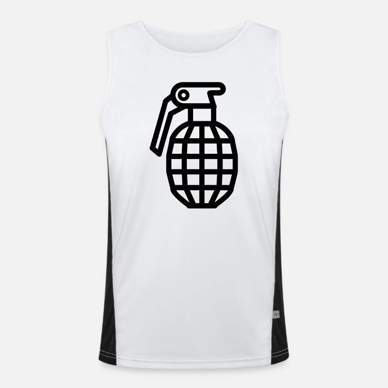 Grenada Funktionelles Kontrast-Tank Top für Männer 