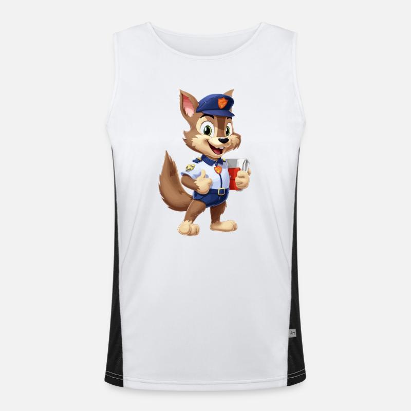 Mail Squirrel Men's Functional Contrast Tank Top 