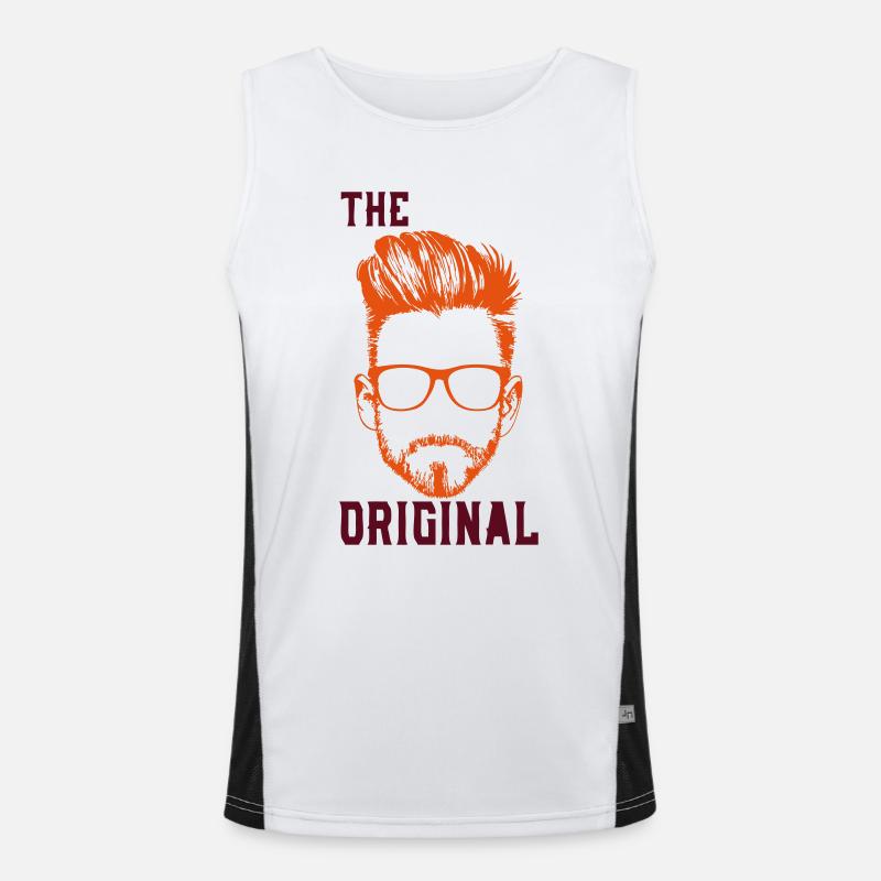 DAD - THE ORIGINAL! Funktionelles Kontrast-Tank Top für Männer 