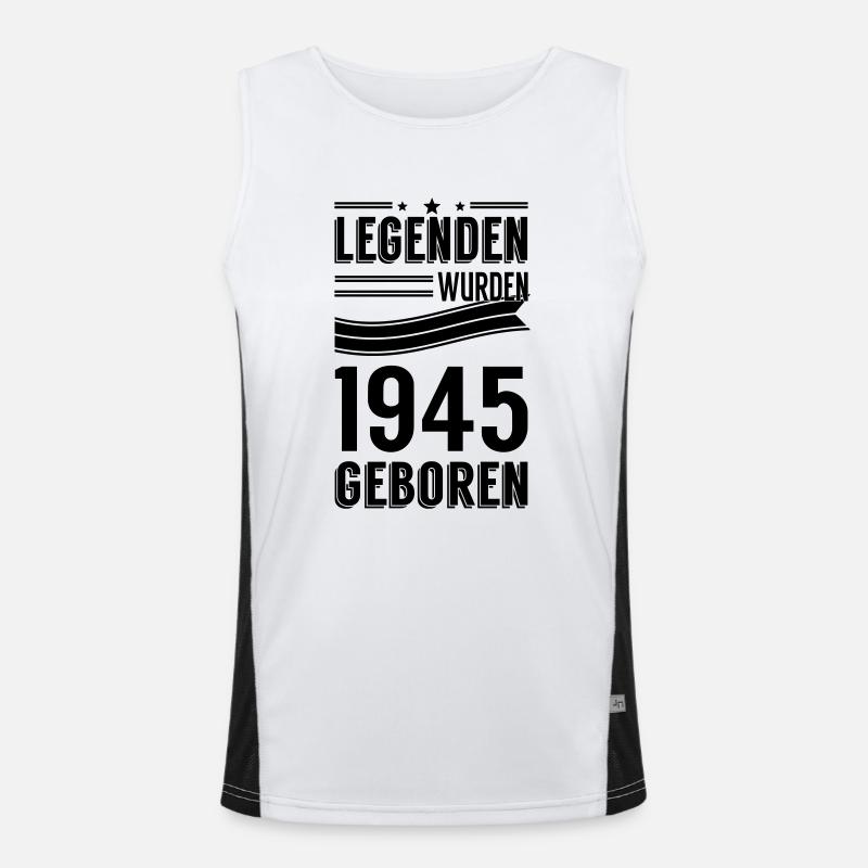 1945 Funktionelles Kontrast-Tank Top für Männer 