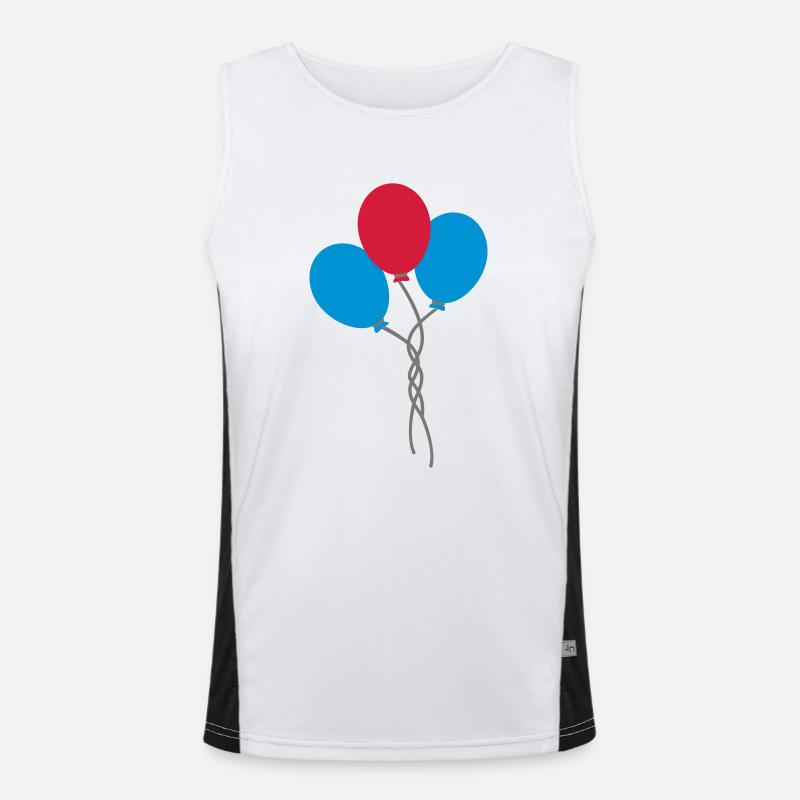 luftballons Funktionelles Kontrast-Tank Top für Männer 