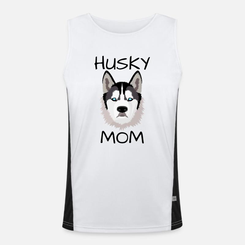 Husky maman Débardeur respirant contrasté Homme 
