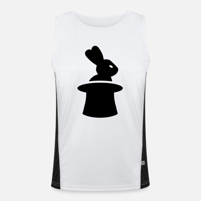 Zauberer Funktionelles Kontrast-Tank Top für Männer 