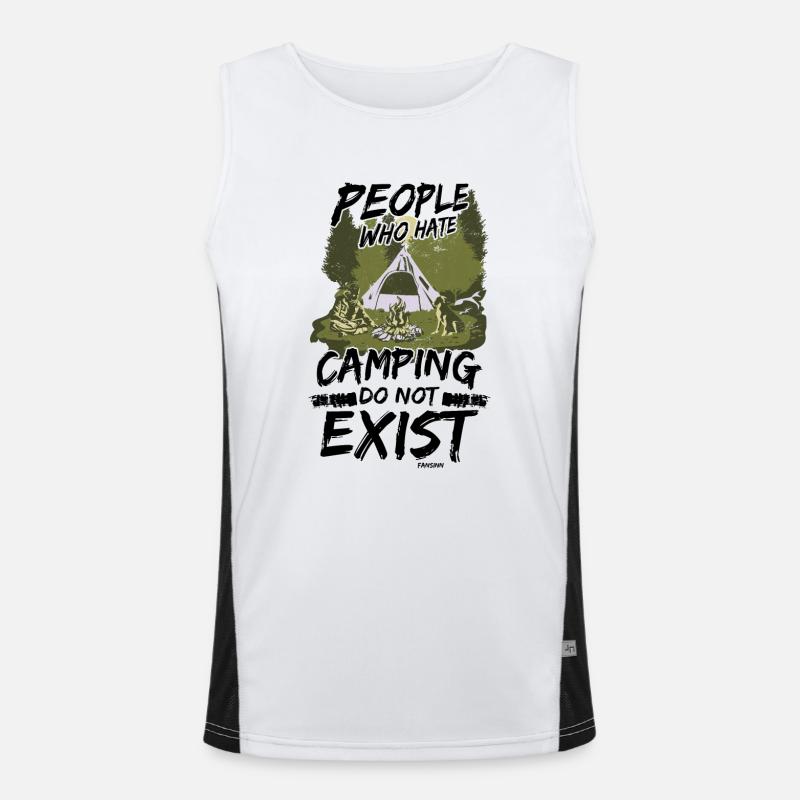 Camping Débardeur respirant contrasté Homme 