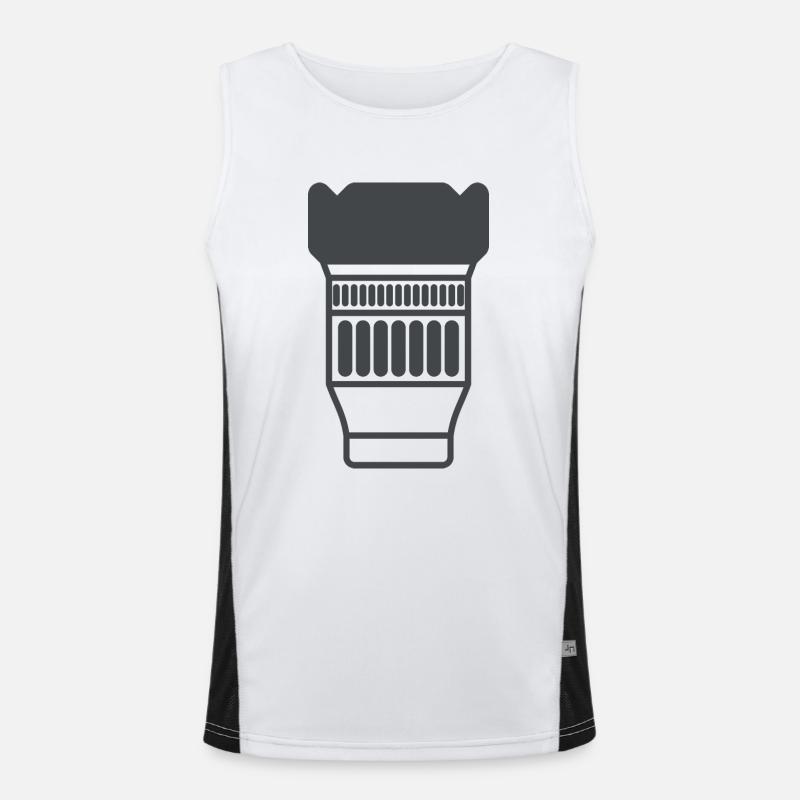 Objectif de caméra Débardeur respirant contrasté Homme 