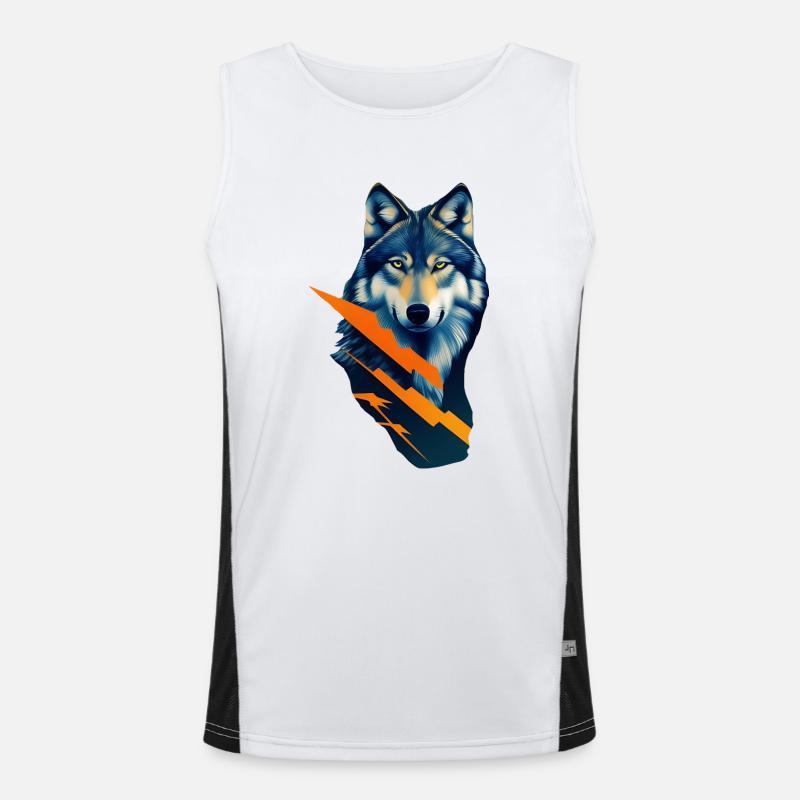 wolf Men's Functional Contrast Tank Top 