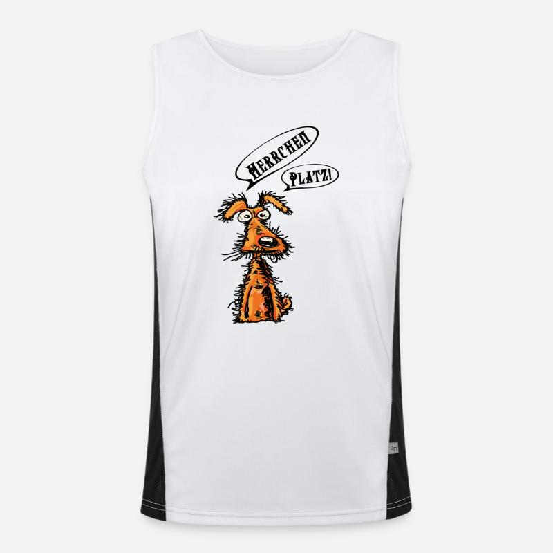 Master - Dog Men's Functional Contrast Tank Top 