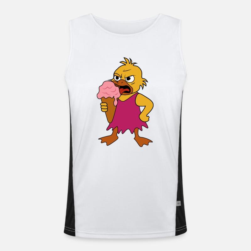 Böse Funktionelles Kontrast-Tank Top für Männer 