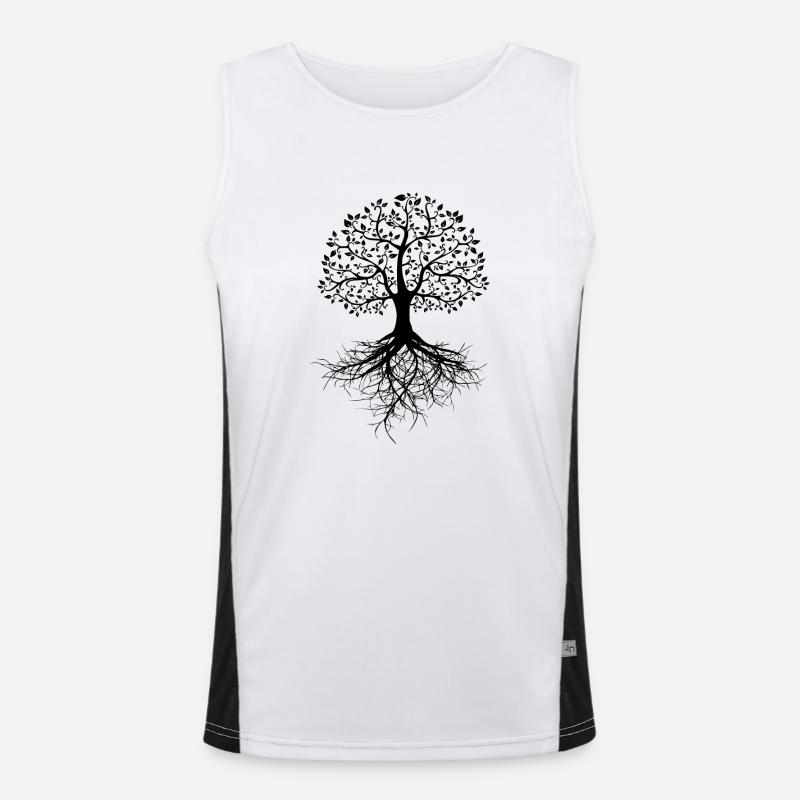 Arbre de vie Débardeur respirant contrasté Homme 
