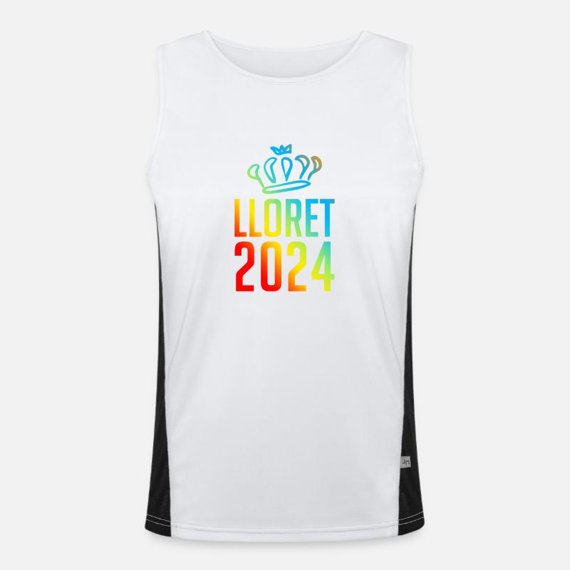Lloret De Mar 2024 Coloré Débardeur respirant contrasté Homme 